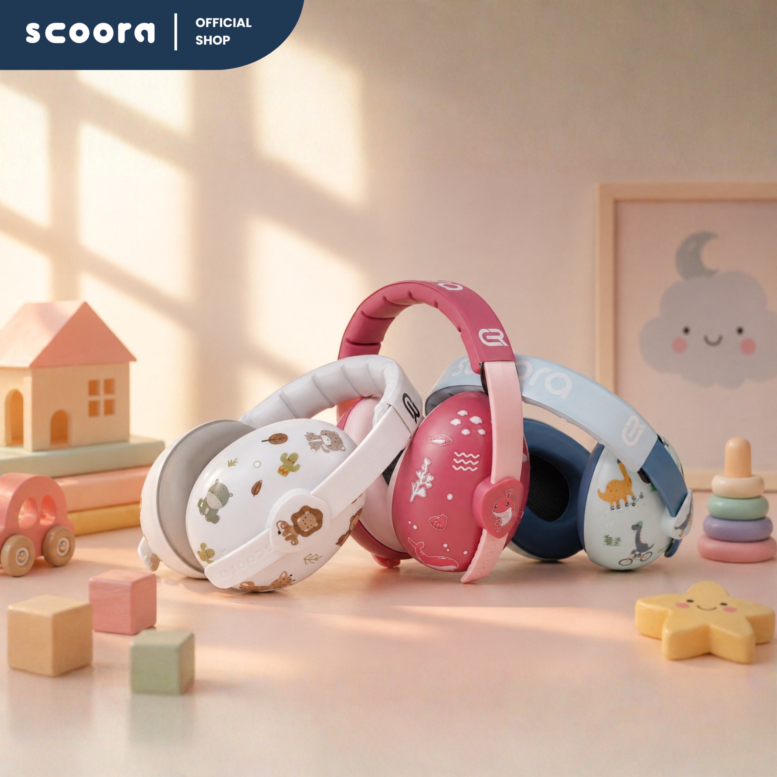 Jual SCOORA Cronos Pro Baby Earmuff With Special Case | Shopee Indonesia