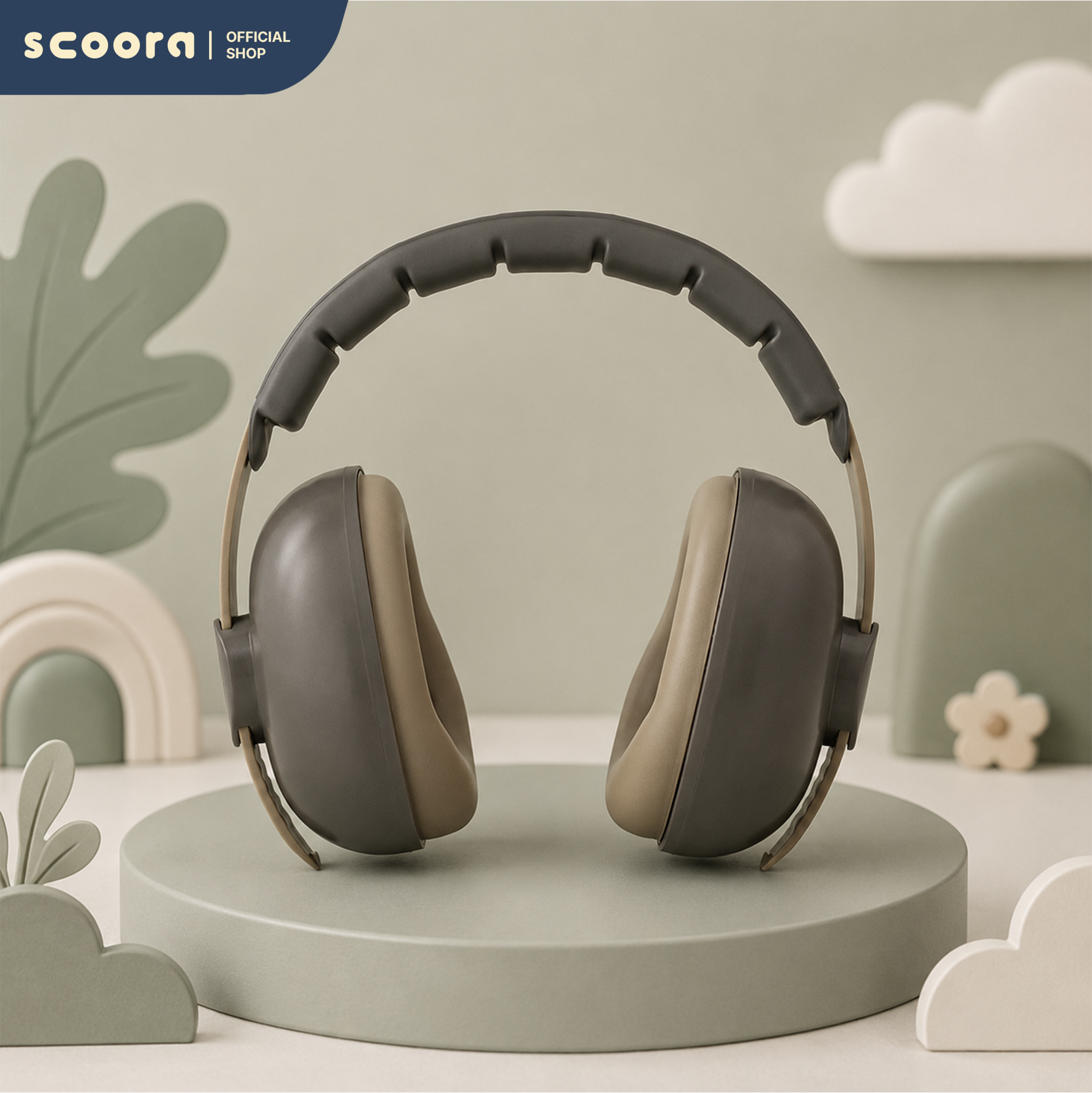 Jual SCOORA Cronos Baby Earmuff - Choco | Shopee Indonesia