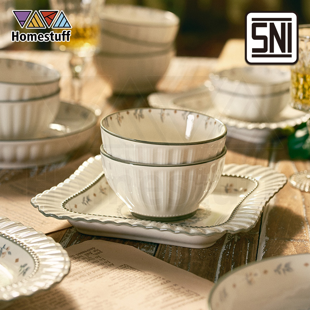 Jual [SNI] HOMESTUFF Mangkok Keramik Satuan&Plates/Mangkok Soup/Mangkok ...