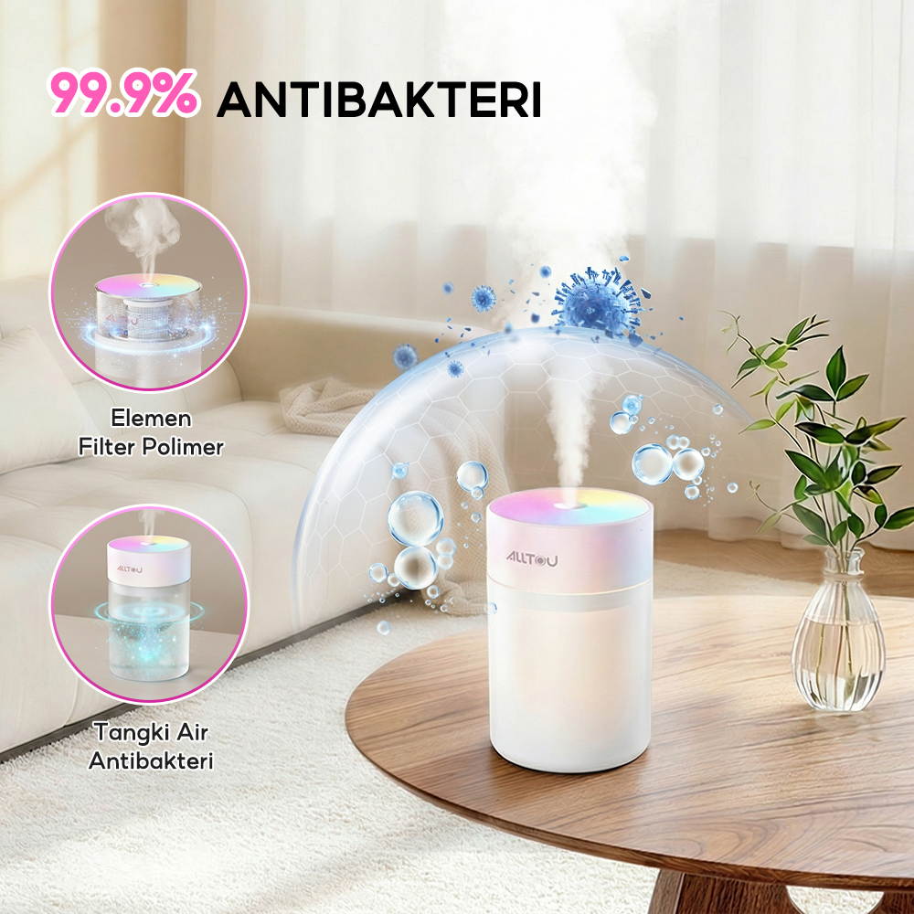 Jual ALLTOU Mini Humidifier Diffuser Tinggi Semprotan Ganda Air ...