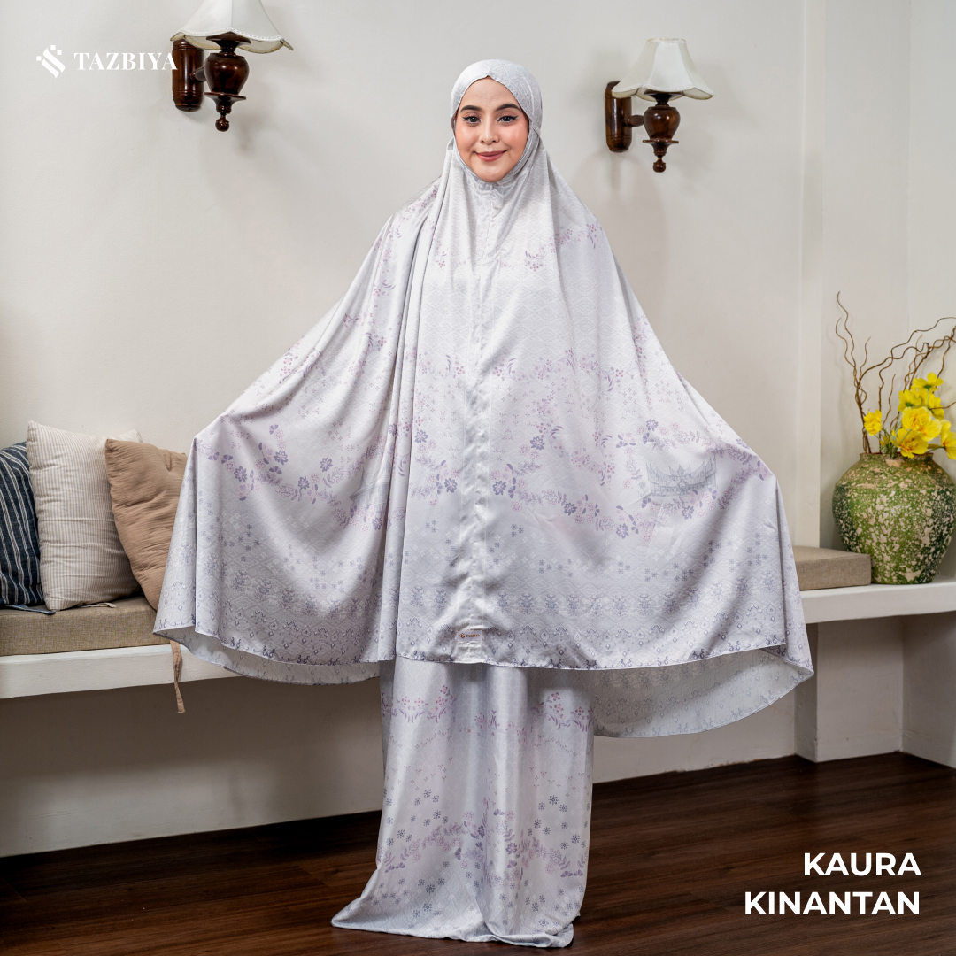 Jual TAZBIYA - Mukena Silk KAURA Series (Mukena Dewasa Motif Nusantara ...