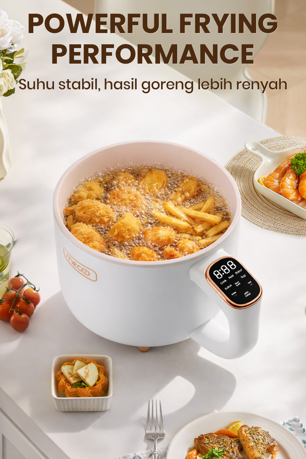 Jual Mecoo Most Aesthetic Digital Panci Listrik Multifungsi Multicooker ...