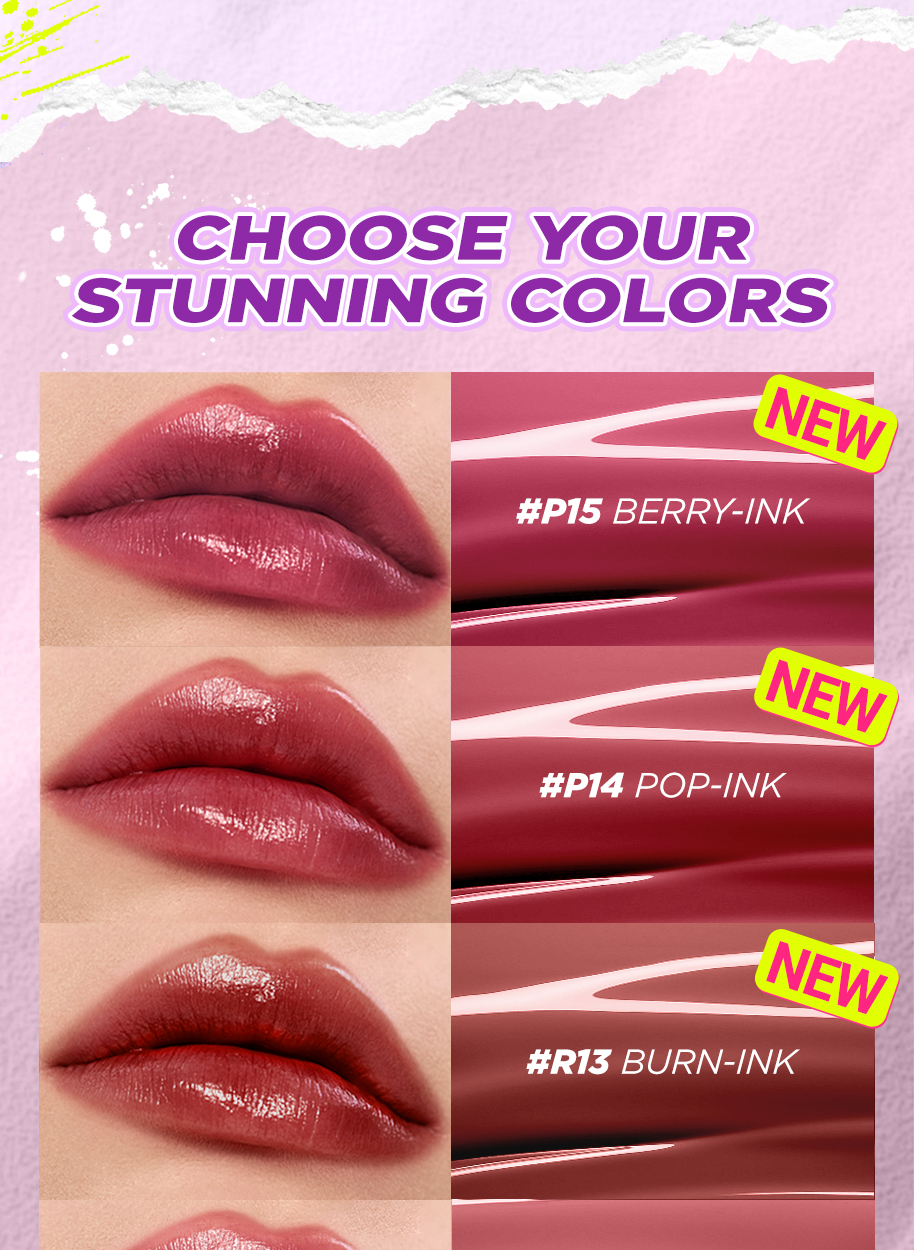 Jual DAZZLE ME Ink-Gloss Lip Tint Watery Ink Gel Lip Tint Long Lasting ...