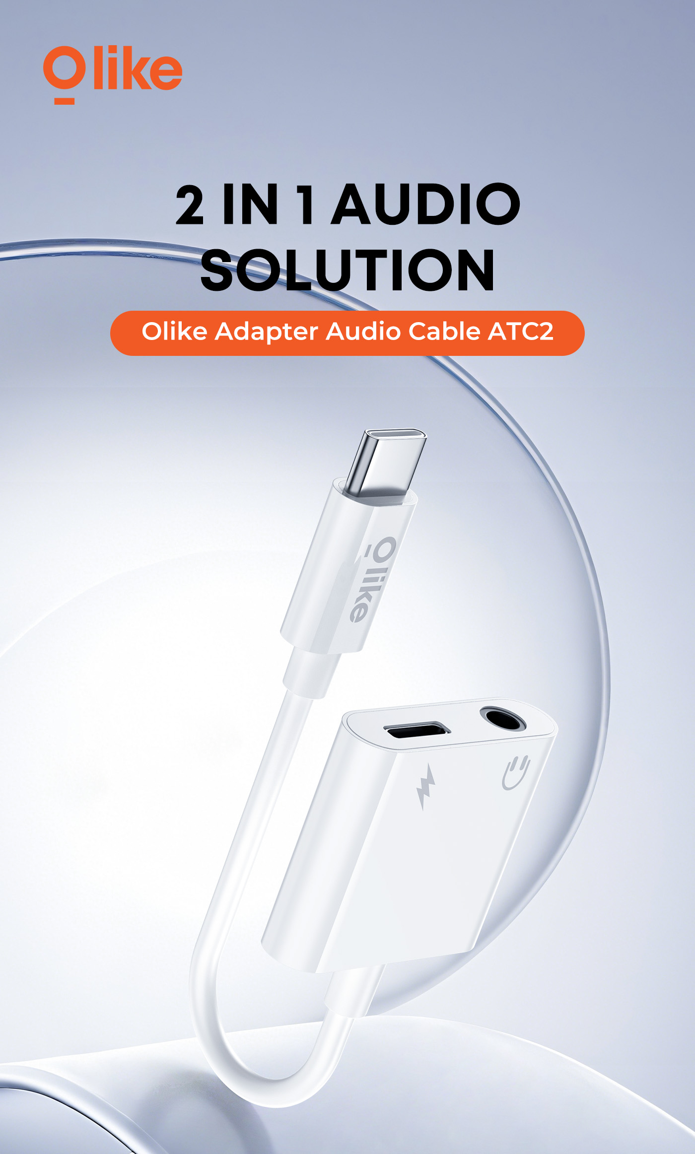 Jual [NEW PRODUCT] Olike Adapter Audio Cable ATC2 Converter Splitter ...