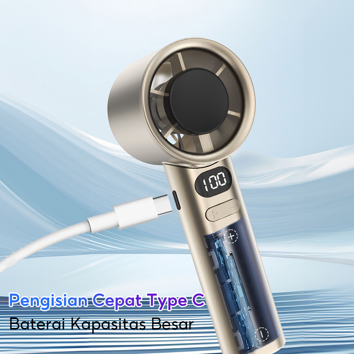 Jual {Teknologi eksklusif, rilis eksklusif}ZIVOKA FT05 Kipas Angin 120 ...