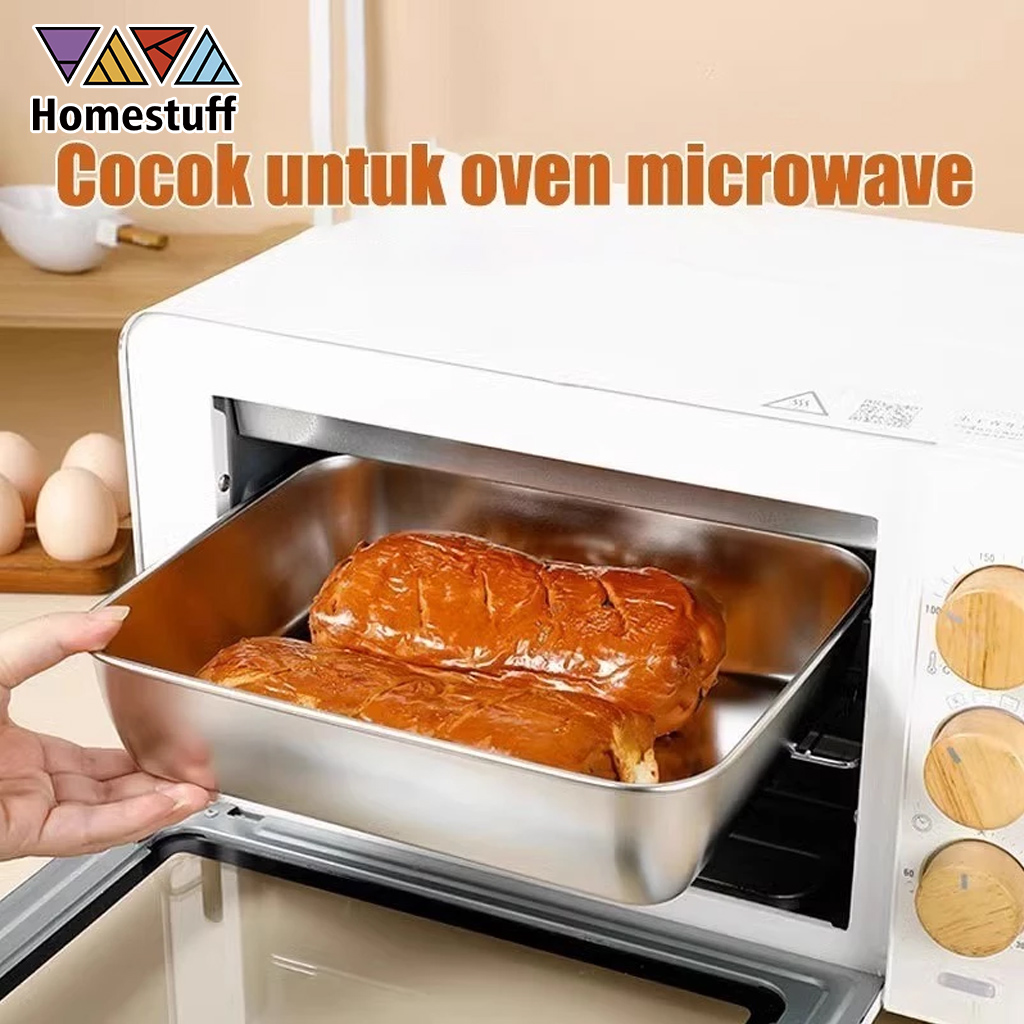 Jual [BUY 5 GET 20%] HOMESTUFF Wadah Makanan Stainless Steel Food ...