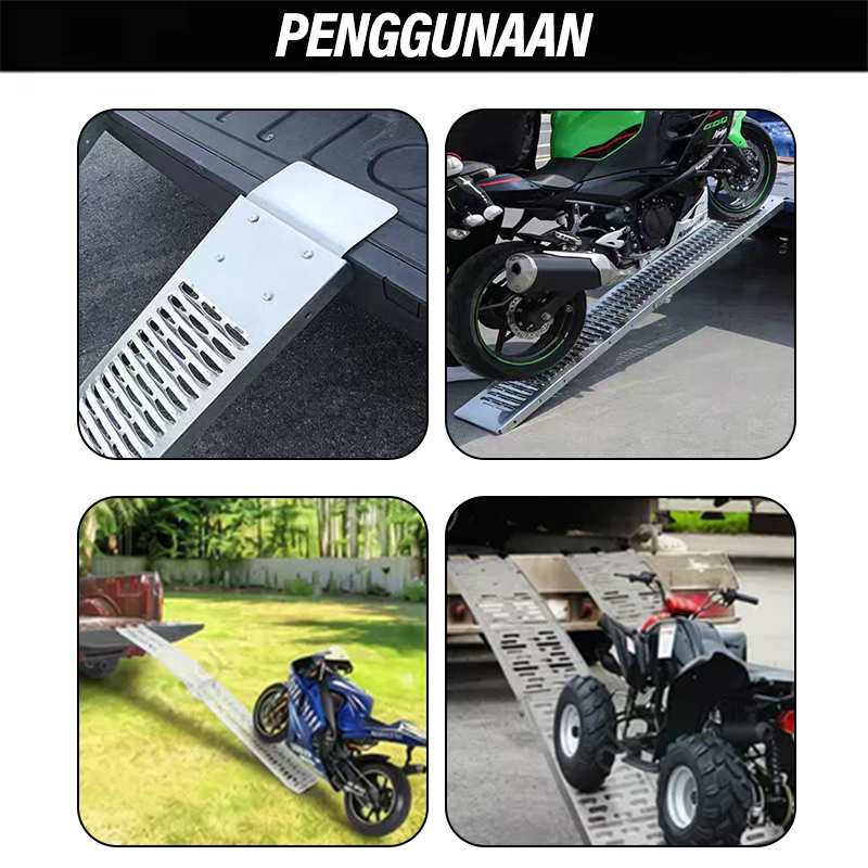 Jual RAMP ALUMINIUM LIPAT UNTUK BONGKAR MUAT/Dirtbike Loading Ramp ...