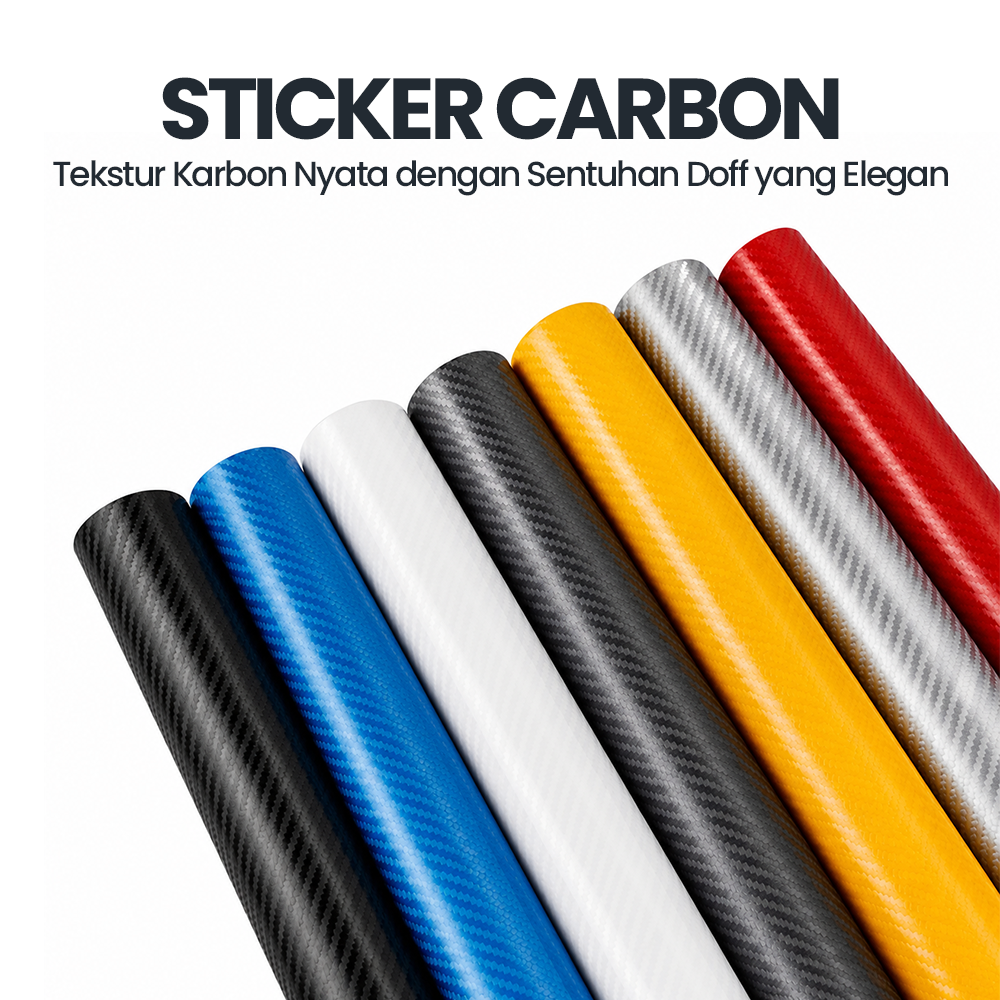 Jual Sticker Karbon 3D Stiker Scotelite Profix Stiker Carbon Bertekstur ...