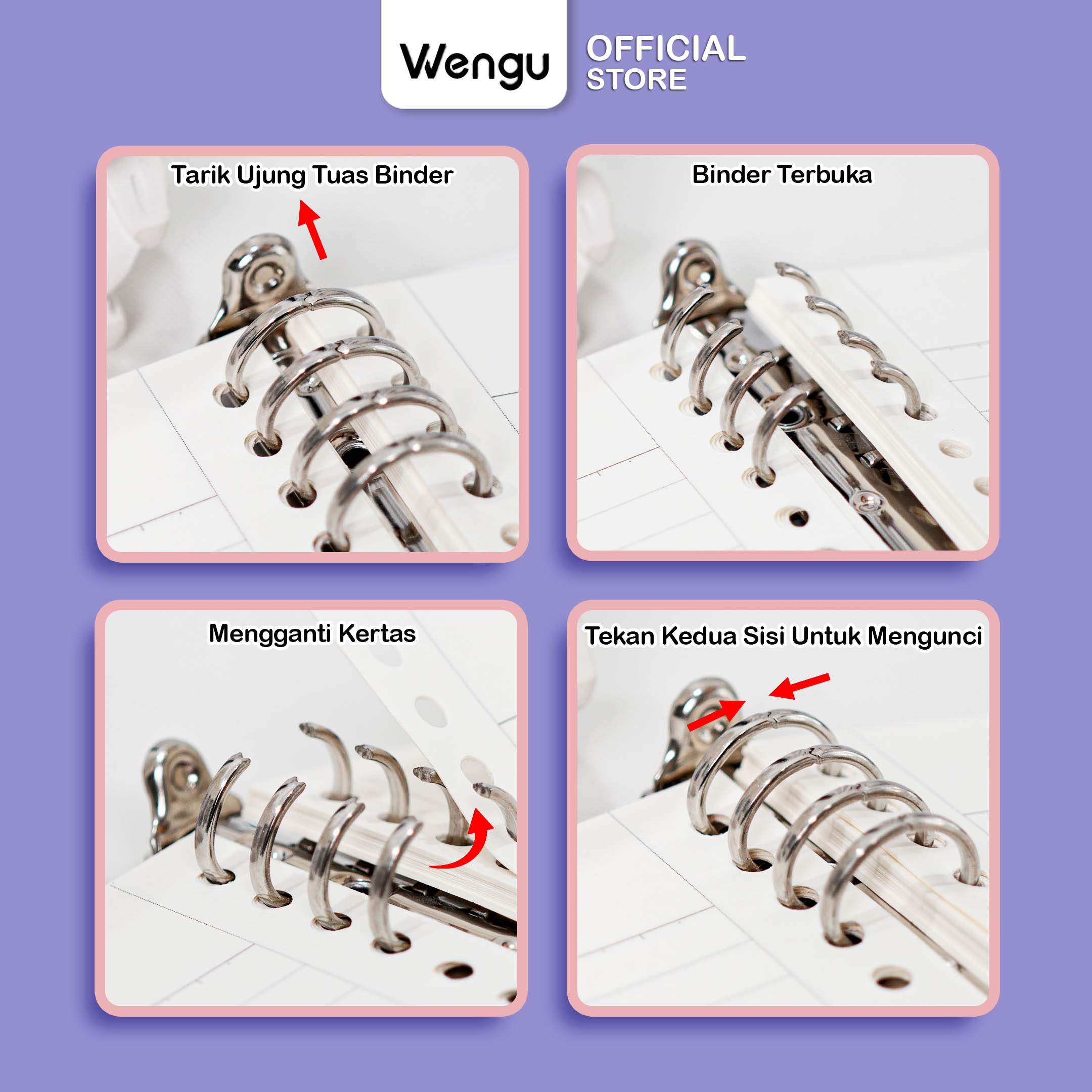 Jual [BARU] Wengu Binder B5 | Little Garden Series | Isi 50 Lembar Ring ...