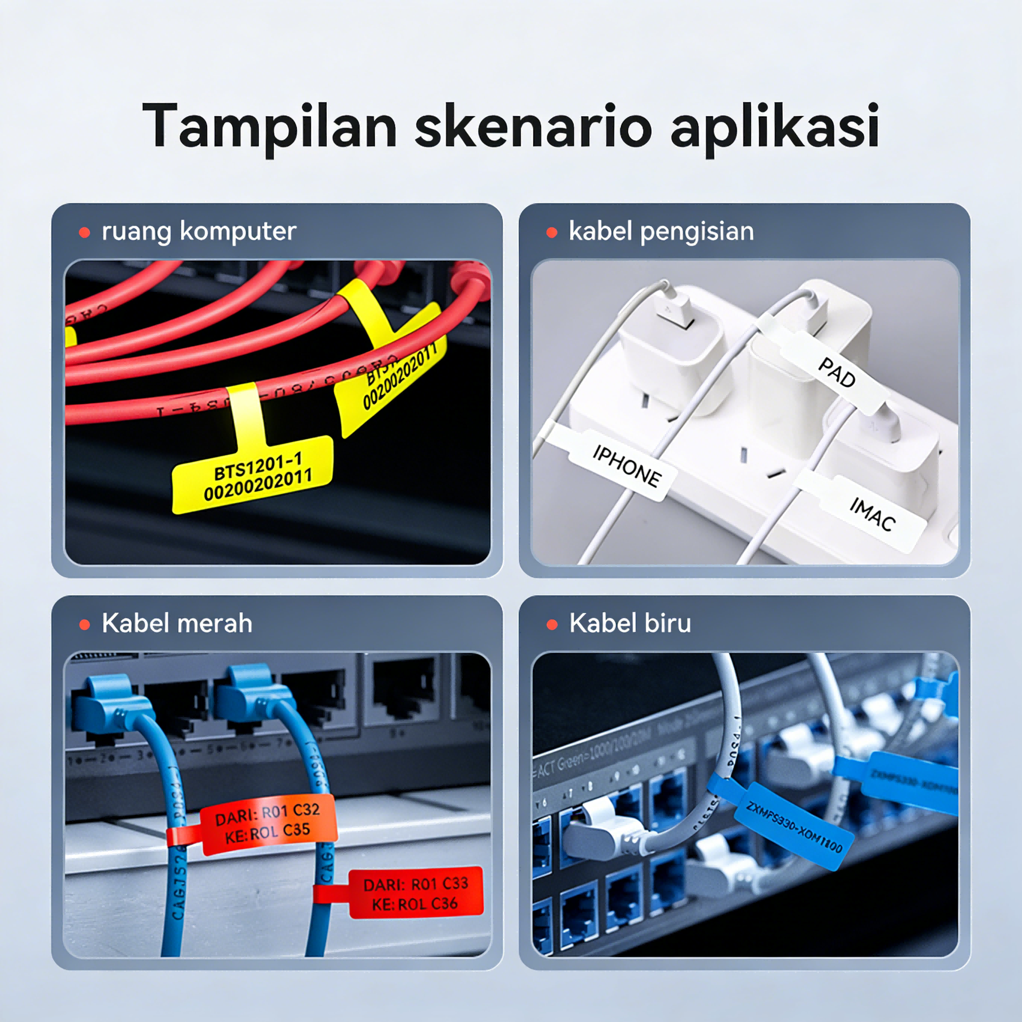 Jual NIIMBOT B1 Printer Label Kabel Jaringan, Printer untuk Proyek ...