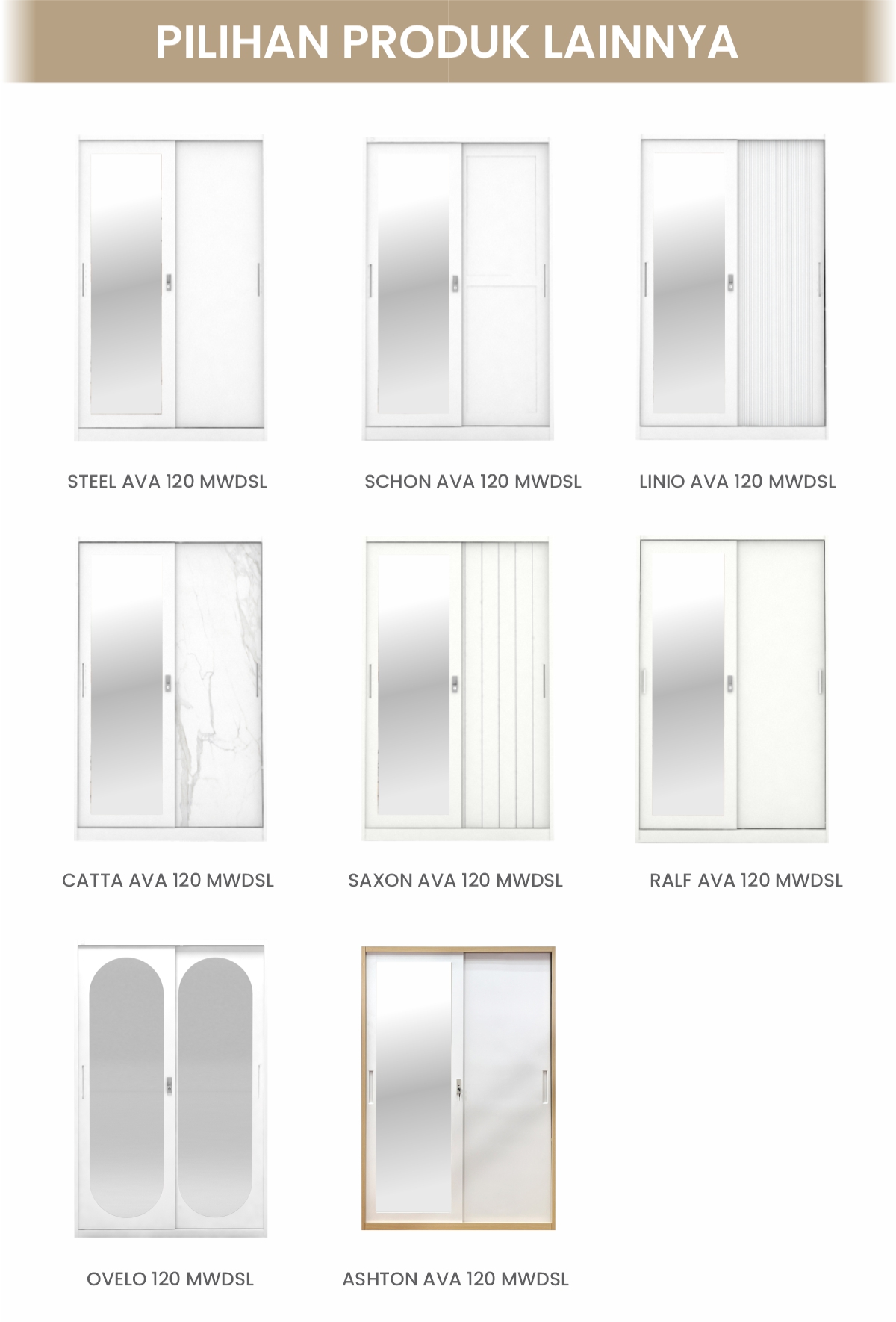 Jual PIRA - SHUTTER 120 MWDSL Lemari Pakaian Besi Sliding / Pintu Geser ...