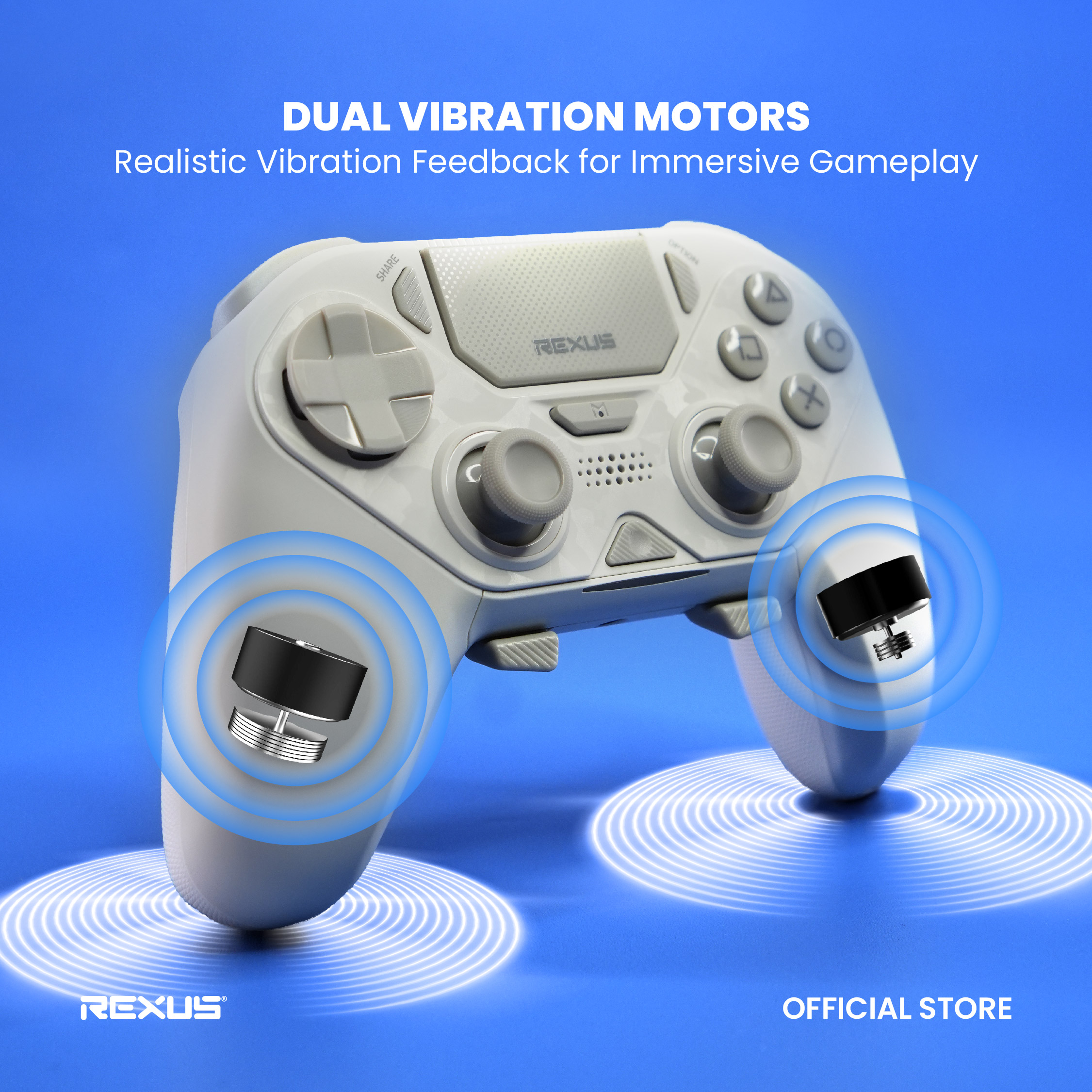 Jual [Exclusive Shopee] Rexus Gladius GX550 Gamepad Wireless Controller ...