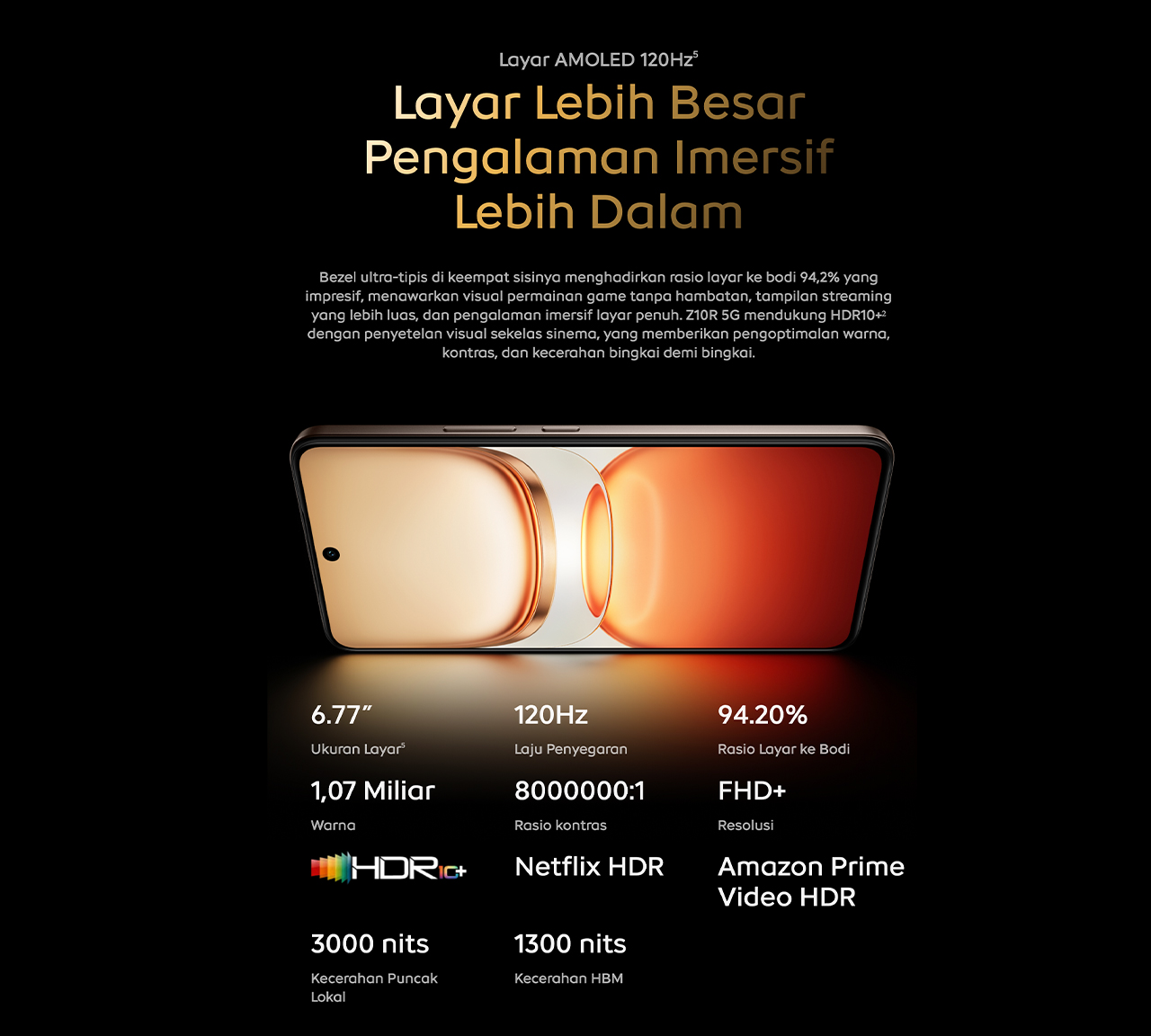 Jual iQOO Z10R, MediaTek Dimensity 7360-Turbo, 6500mAh 90W Bypass ...
