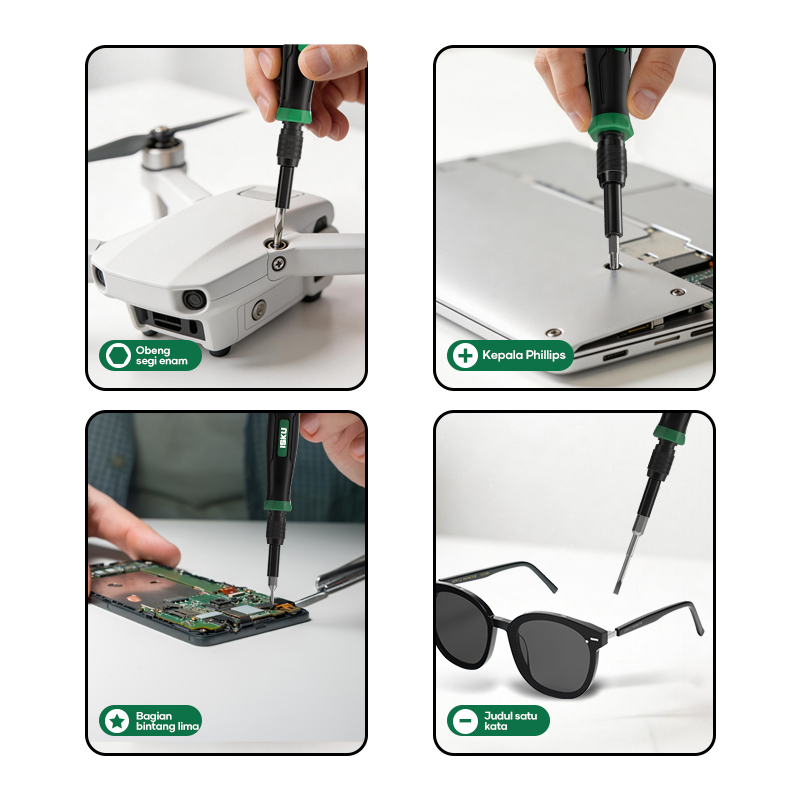 Jual ISKU Obeng Set Presisi 152 in 1 Baja S2 Alat Reparasi HP Laptop ...