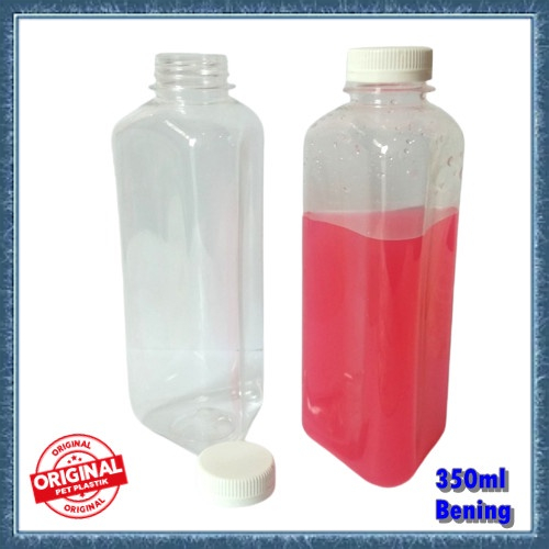 Jual Botol Berlian 350ml Plastik PET Botol Segitiga Botol Minuman ...