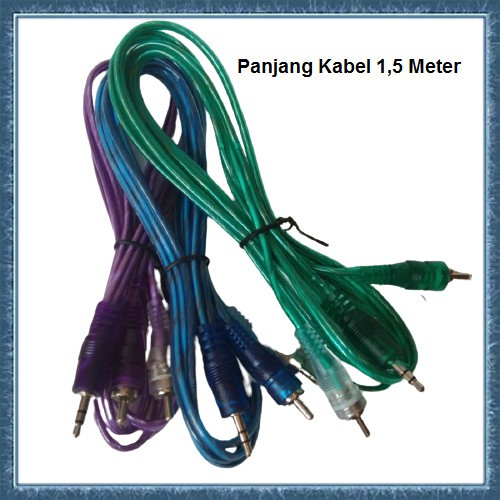 Jual HKG Kabel Audio Aux RCA 2in1 3,5 mm | Shopee Indonesia