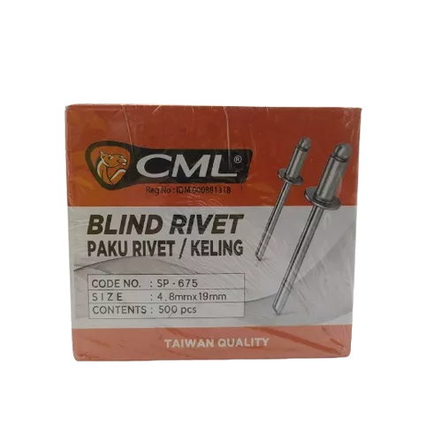Jual Paku Blind Rivet Camel Paku Rivet 675 (4,8mm x 19 mm) isi 500 pcs ...