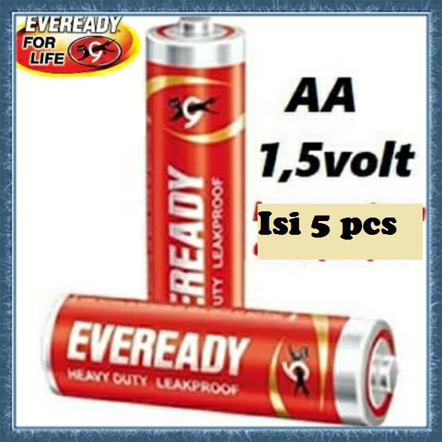 Jual Baterai Battery Eveready Aa Batrai A Isi Pcs Shopee Indonesia