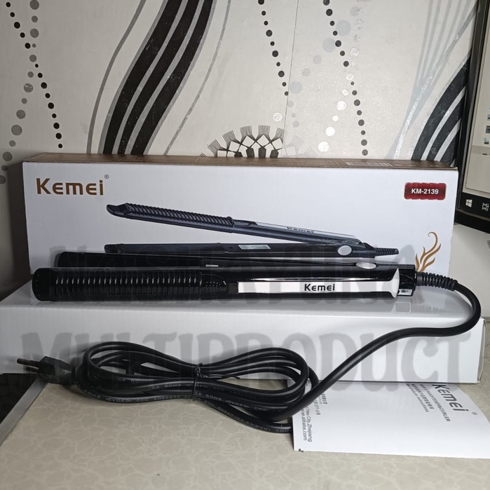Jual CATOK RAMBUT/PELURUS RAMBUT KEMEI KM2139 PROFESIONAL HAIR IRON