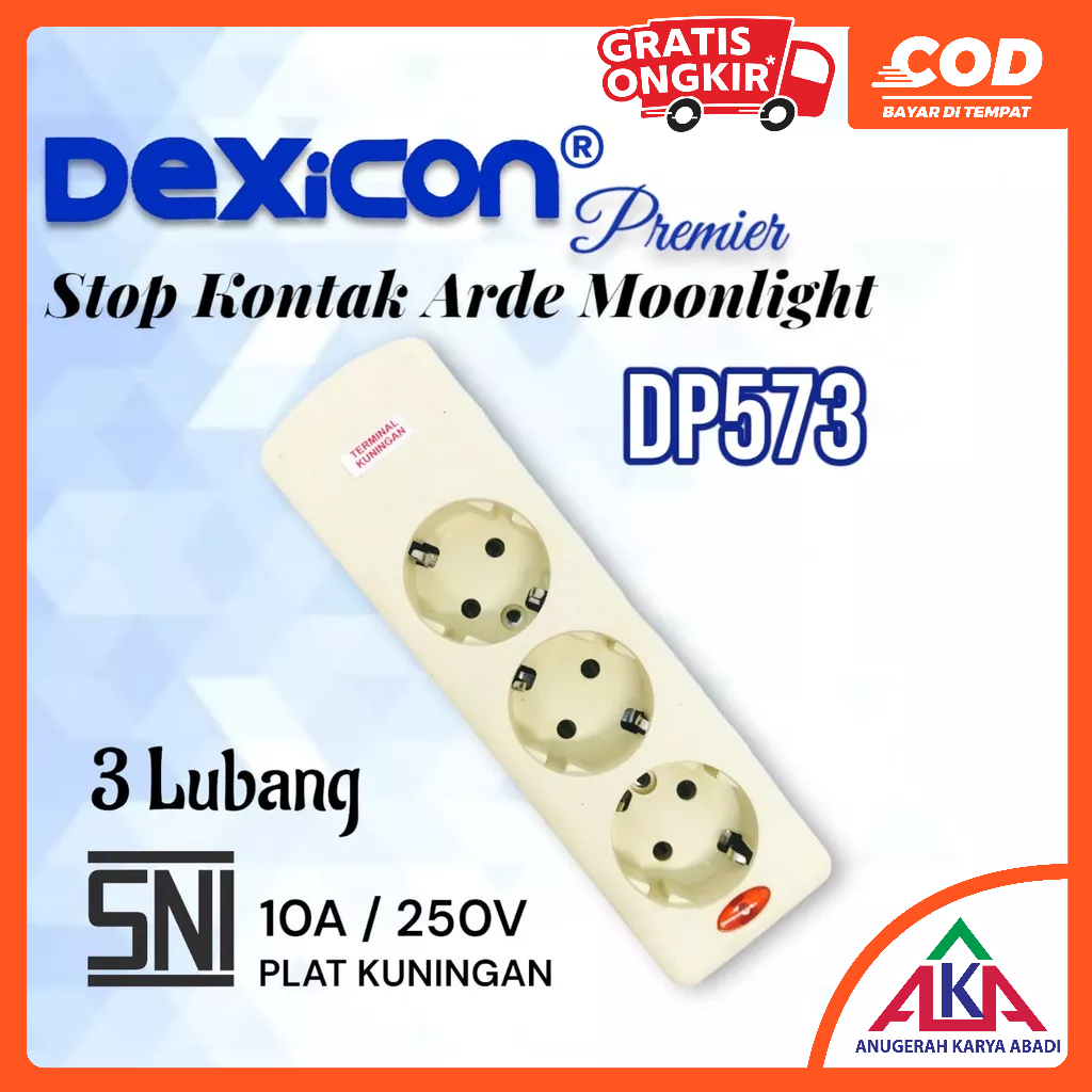  Jual Stop Kontak DEXICON Premier Arde Moonlight 2 / 3 / 4 / 5 Lubang Bildidee 