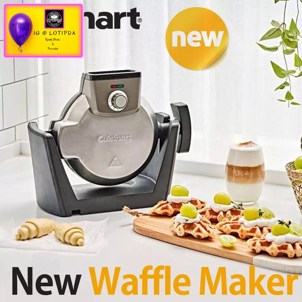 Jual Cuisinart WAF-V400KR Belgian Waffle Sandwich Maker Pan VERTICAL ...