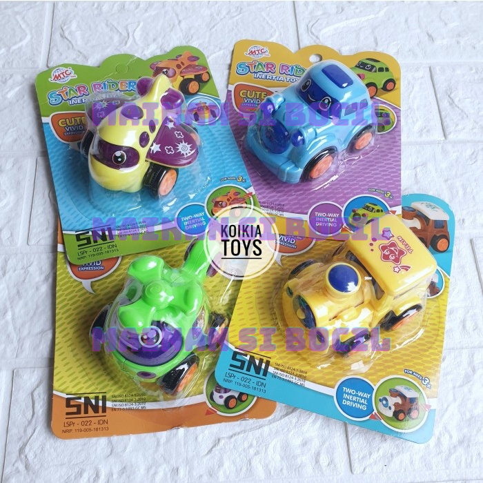 Jual Mainan anak kendaraan transportasi lucu STAR RIDER inertia toys ...