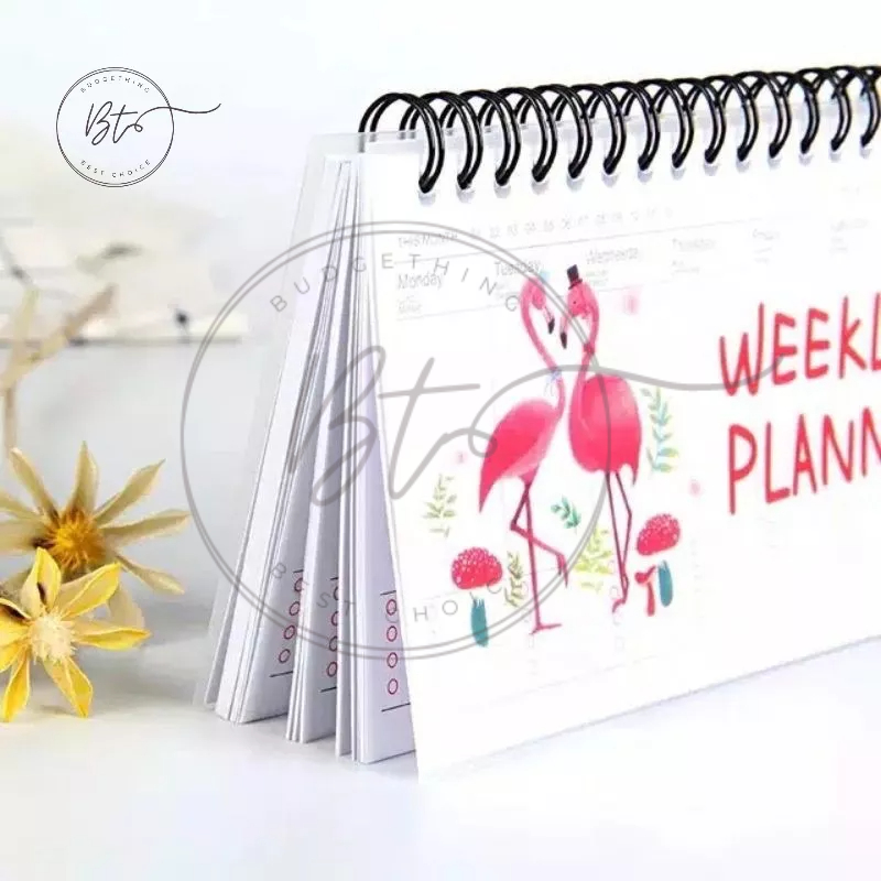 Jual [B122] Kalender Weekly Planner Weekly Schedule Notes Memo Import ...