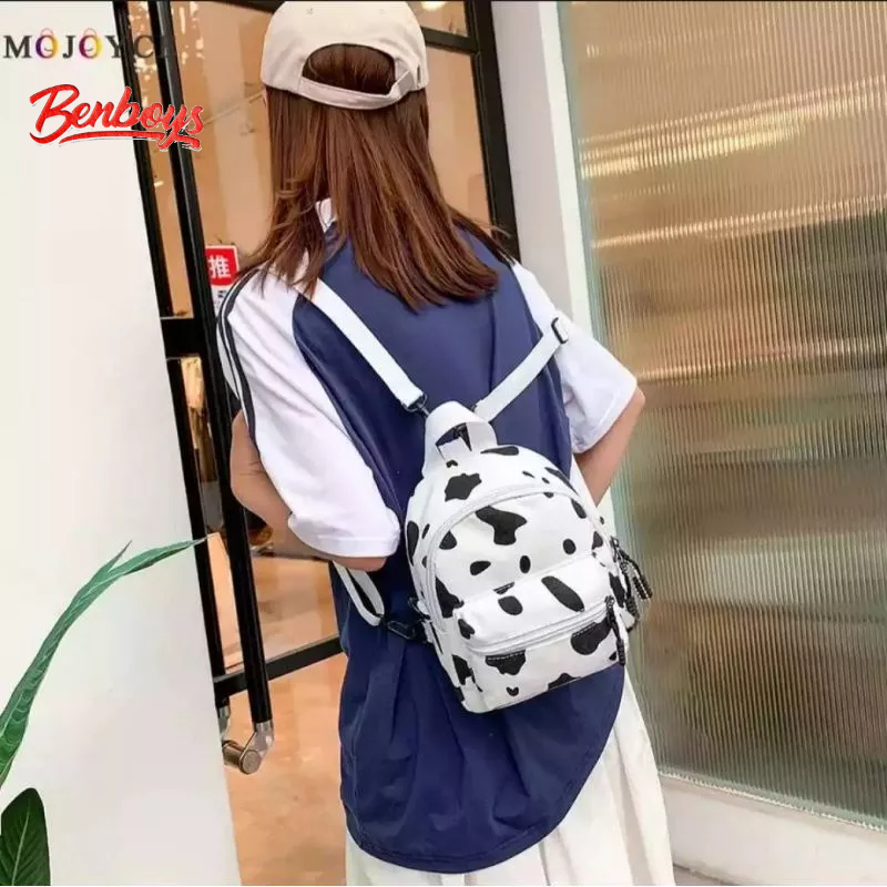 Promo Tas Ransel Mini Motif Sapi Tas Ransel Modis Tas Remaja