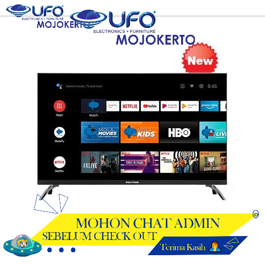 Jual TV Polytron Led Smart Android TV 32 Inch PLD32AG9953 Shopee