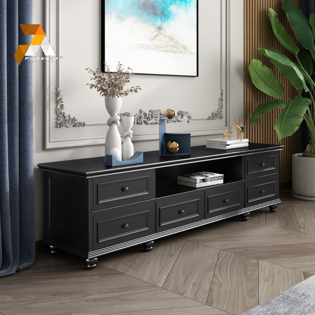 Jual Meja Tv Minimalis Modern american style cat duco buffet TV Modern ...