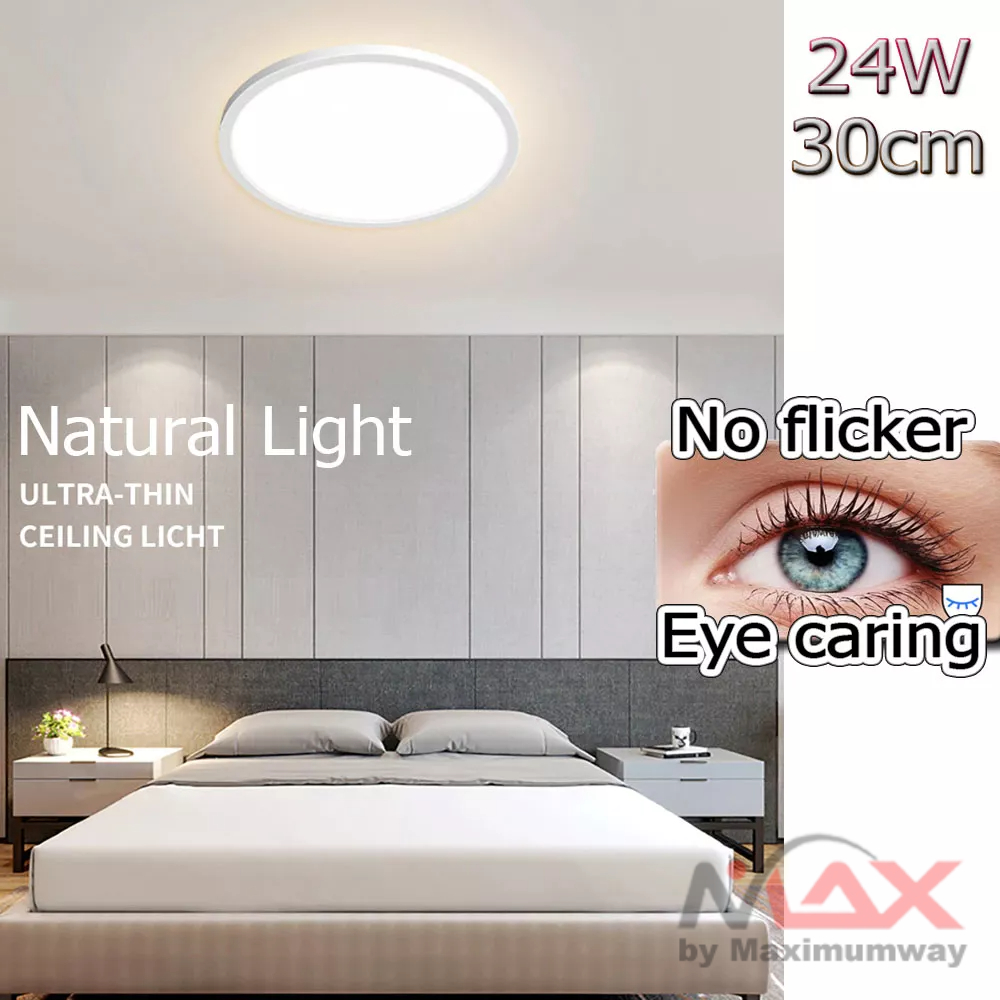 Jual LABOT Lampu LED Plafon 24W 30cm Sinar Natural 4000K anti kedip ...