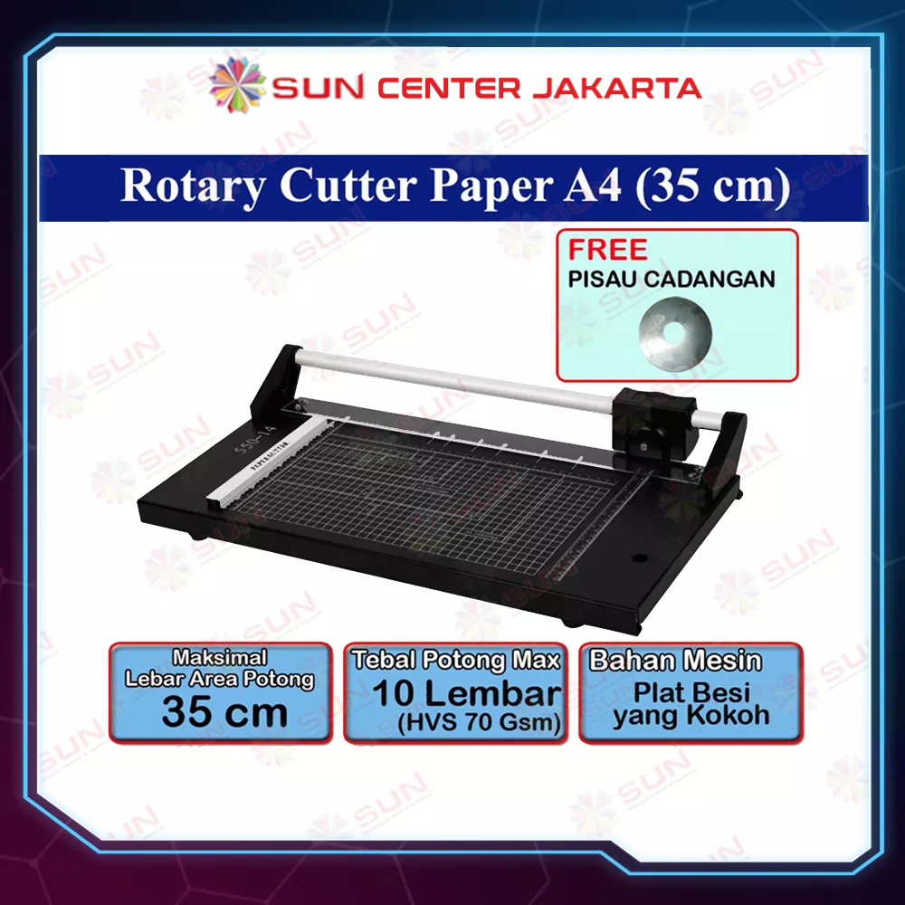 Jual Rotary Paper Cutter Trimmer A4 A3 A2 A1 Alat Potong