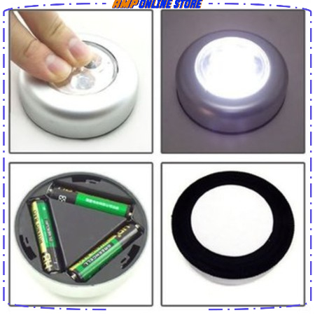 Jual Lampu Tempel 3 Led / Lampu Lemari / Lampu rak / Lampu sebaguna ...