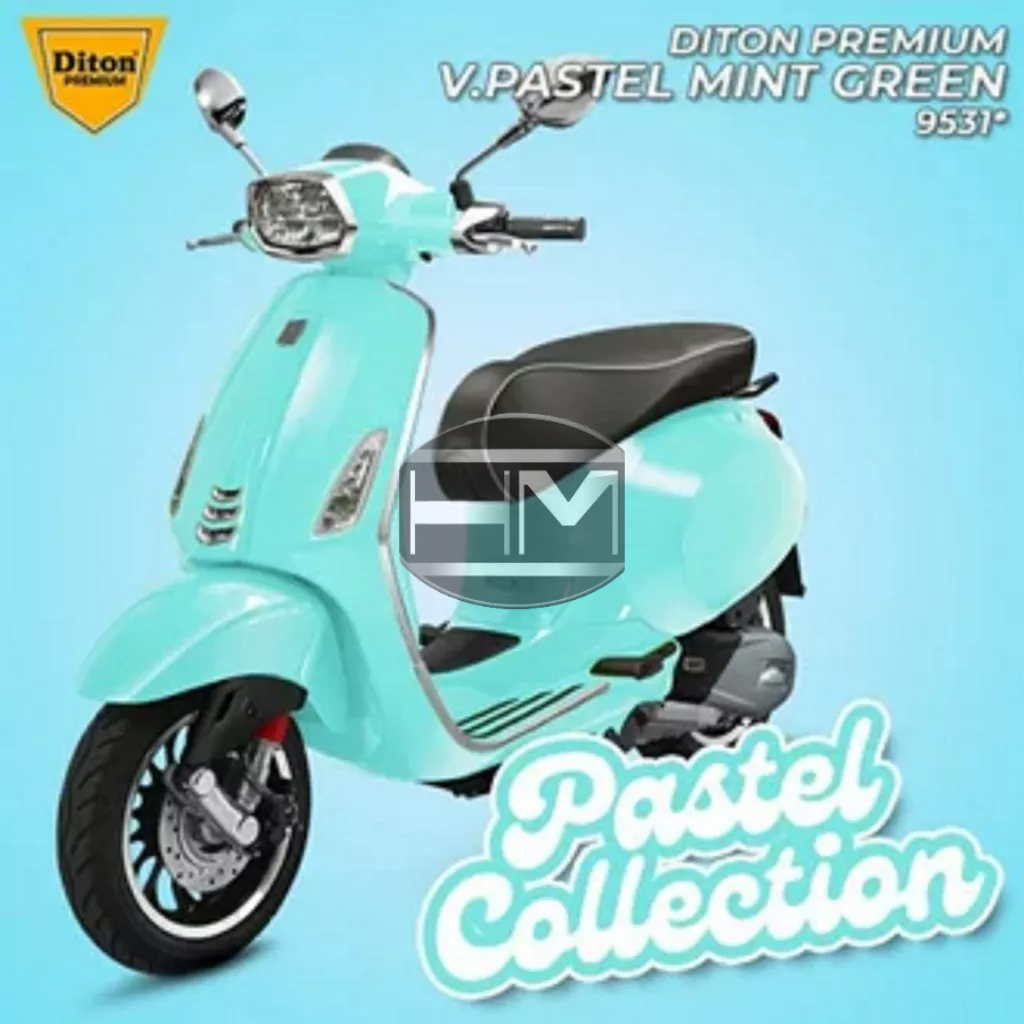 Jual CAT SEMPROT DITON PREMIUM 9531 WARNA VESPA PASTEL MINT GREEN