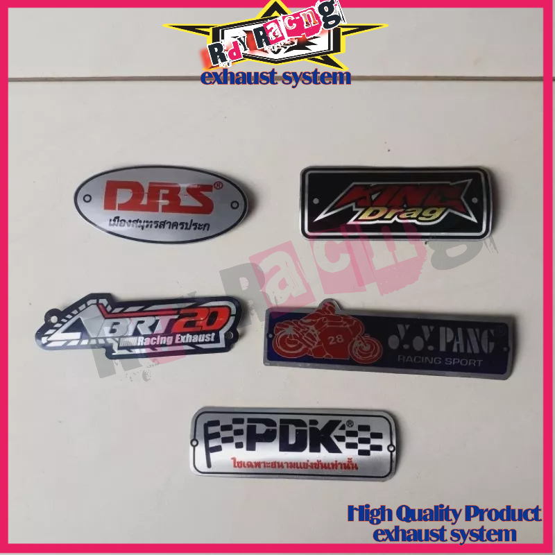 Jual Logo emblem aluminium rivet not sicker | Shopee Indonesia