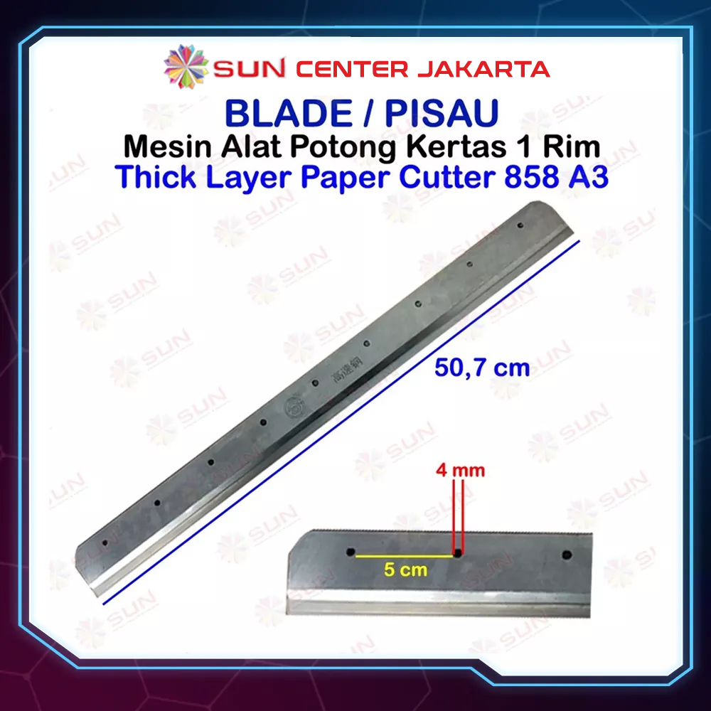 Jual Blade Pisau Part Mesin Thick Layer Paper Cutter 858 A4 858