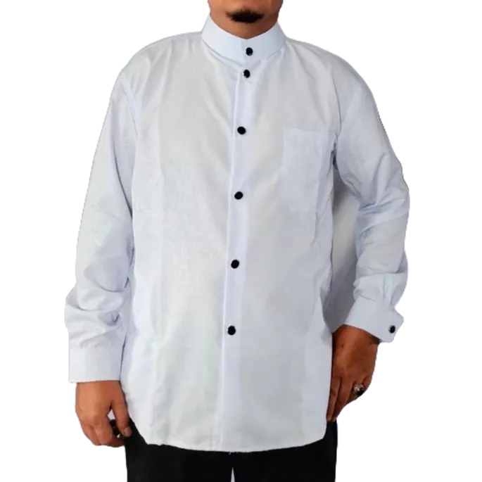 Jual jasko polos baju kemko sulthon emboss lengan panjang tmbah manset ...