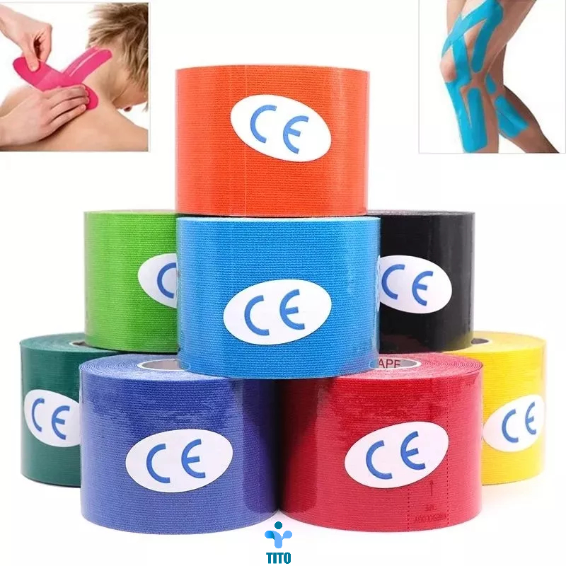 Jual Kinesiology Tape Tapping Medical Athletic Elastoplast Sport Bandage 5cm x 5m Original