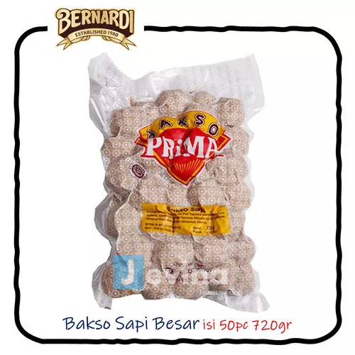 Jual Prima Bakso Sapi Besar Isi 50 720g Shopee Indonesia