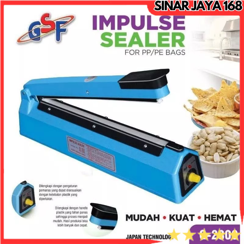 Jual Alat Press Plastik Mesin Press Plastik Impulse Sealer 20cm 30cm Q2 Perekat Plastik Q2 