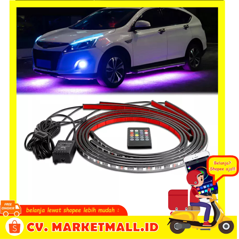 Jual Pcs Strip Led Cm Control Aplikasi Bluetooth Smartphone Lampu Latar Strip Fleksibel