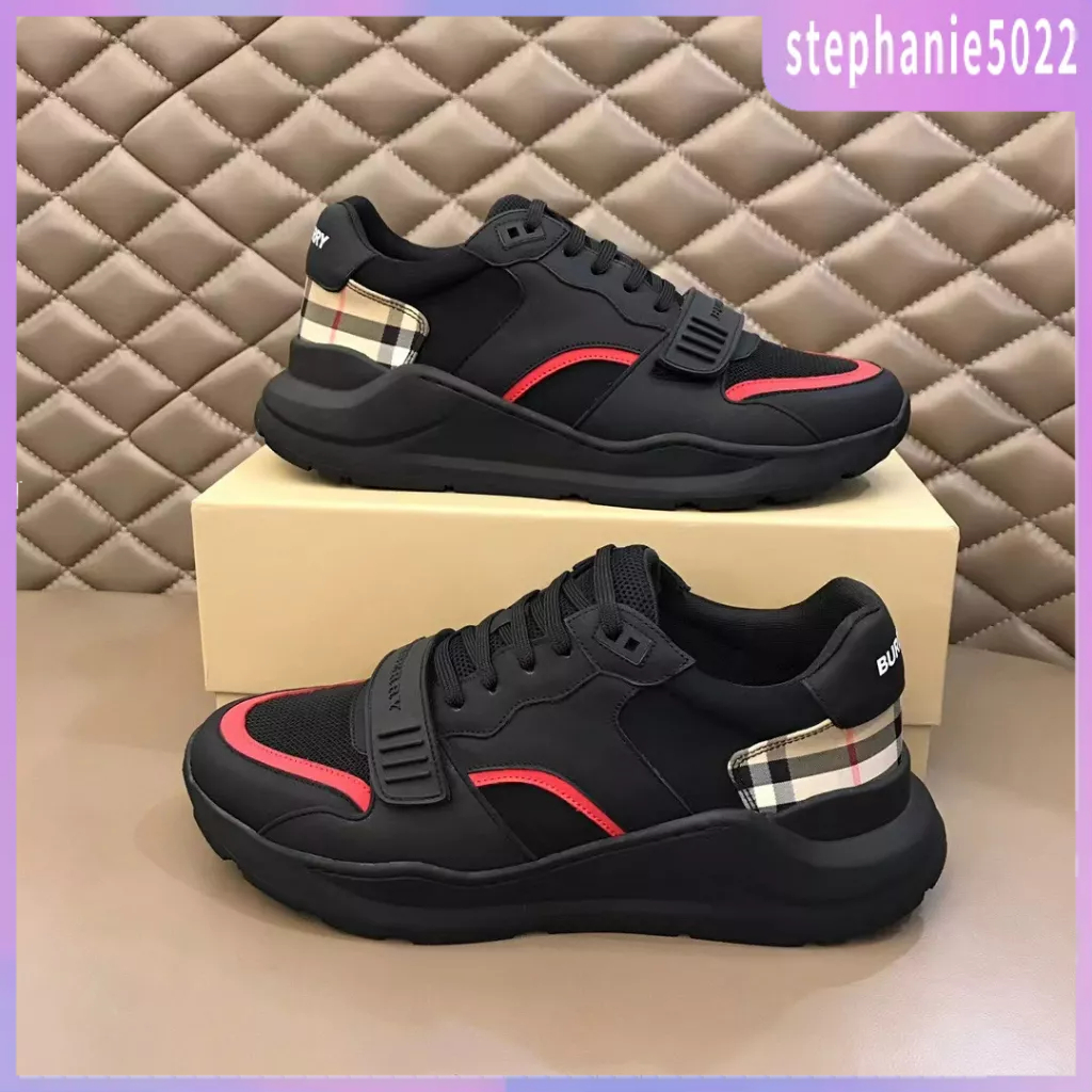 Jual New Burberry men s height increasing sneakers casual shoes fashion sports running shoes Shopee Indonesia