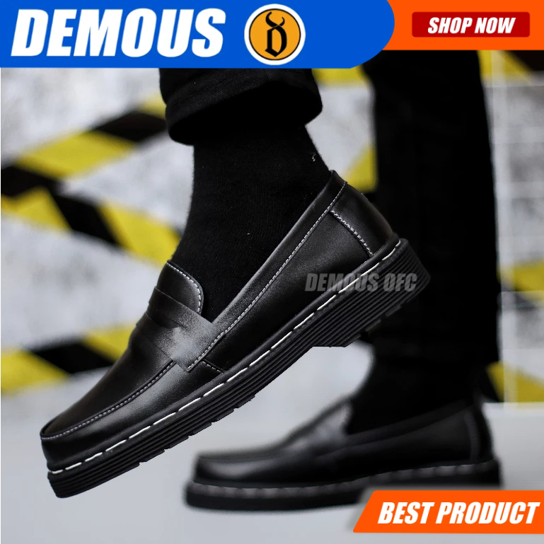 Jual DEMOUS Petruci -Sepatu Docmart Formal Pantofel Low Boots Kerja ...