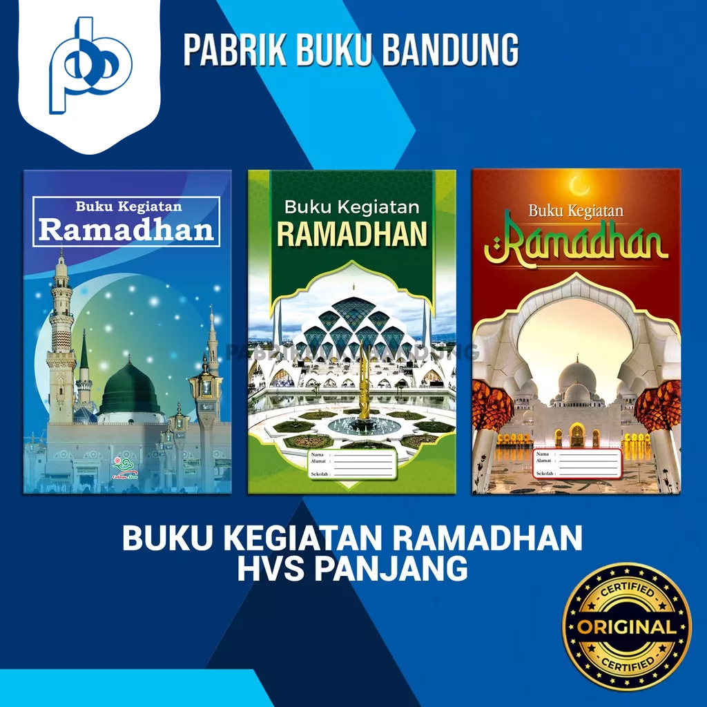 Jual Agenda Kegiatan Bulan Ramadhan Buku Catatan Amaliah Ramadan Untuk Sdsmpsmami Hvs 15 3468