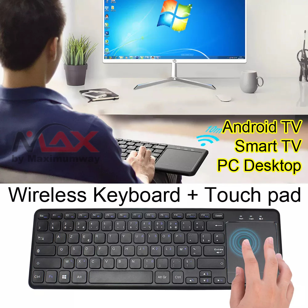 Jual Q63 Keyboard Wireless plus Touchpad ideal untuk Android TV dan ...