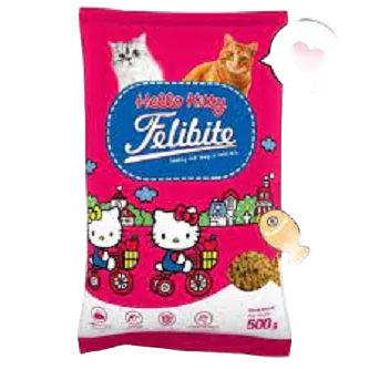 Jual Makanan Kucing - Hello Kitty FELIBITE, Bentuk ikan, Freshpack 500g ...