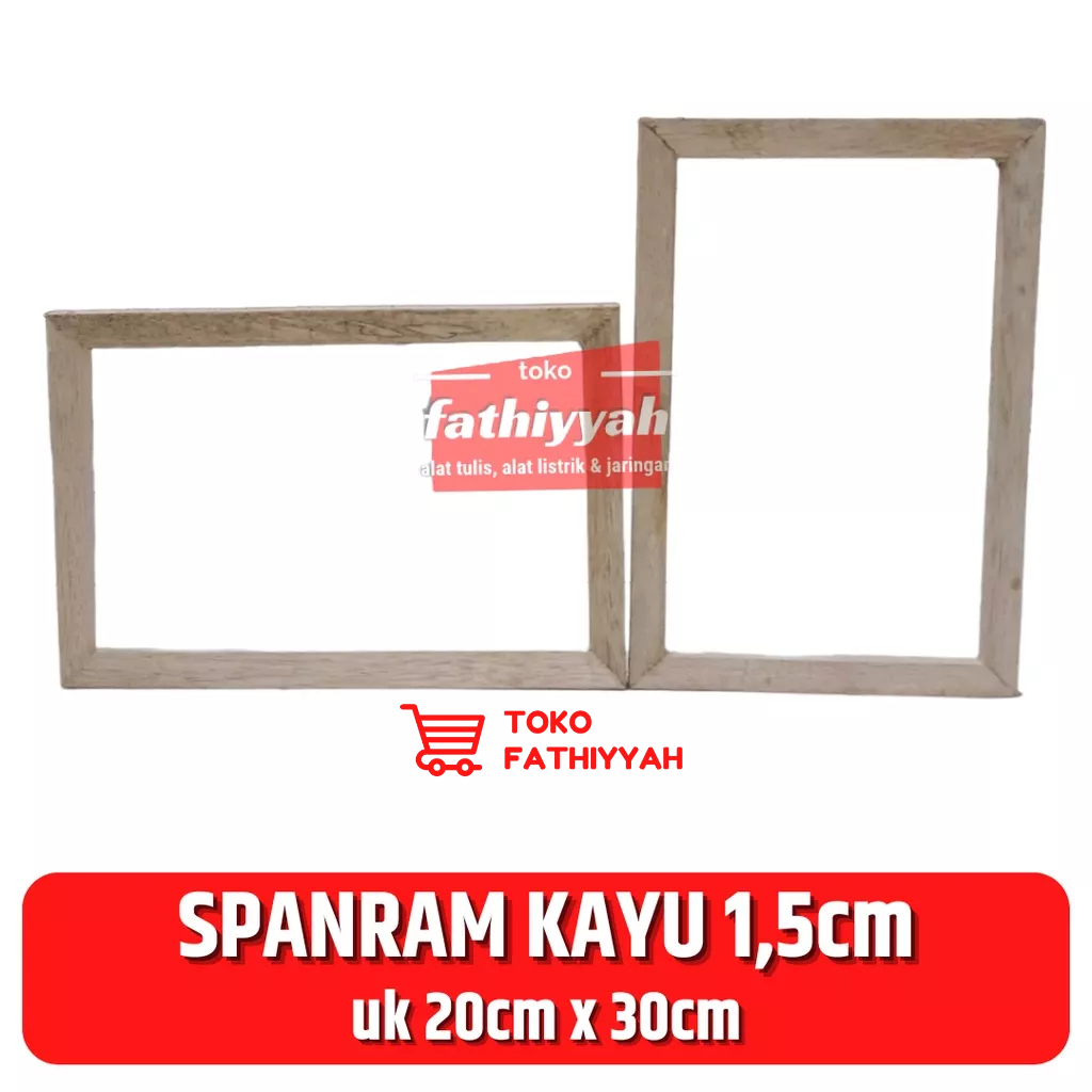 Jual SPANRAM KANVAS FRAME KAYU 20x30 | Shopee Indonesia
