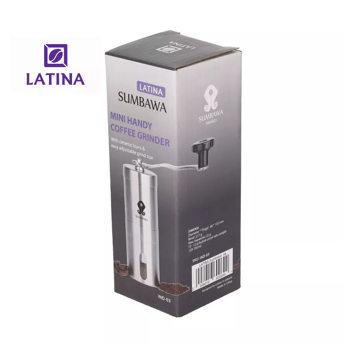 Grinder Coffee Manual LATINA SUMBA MINI