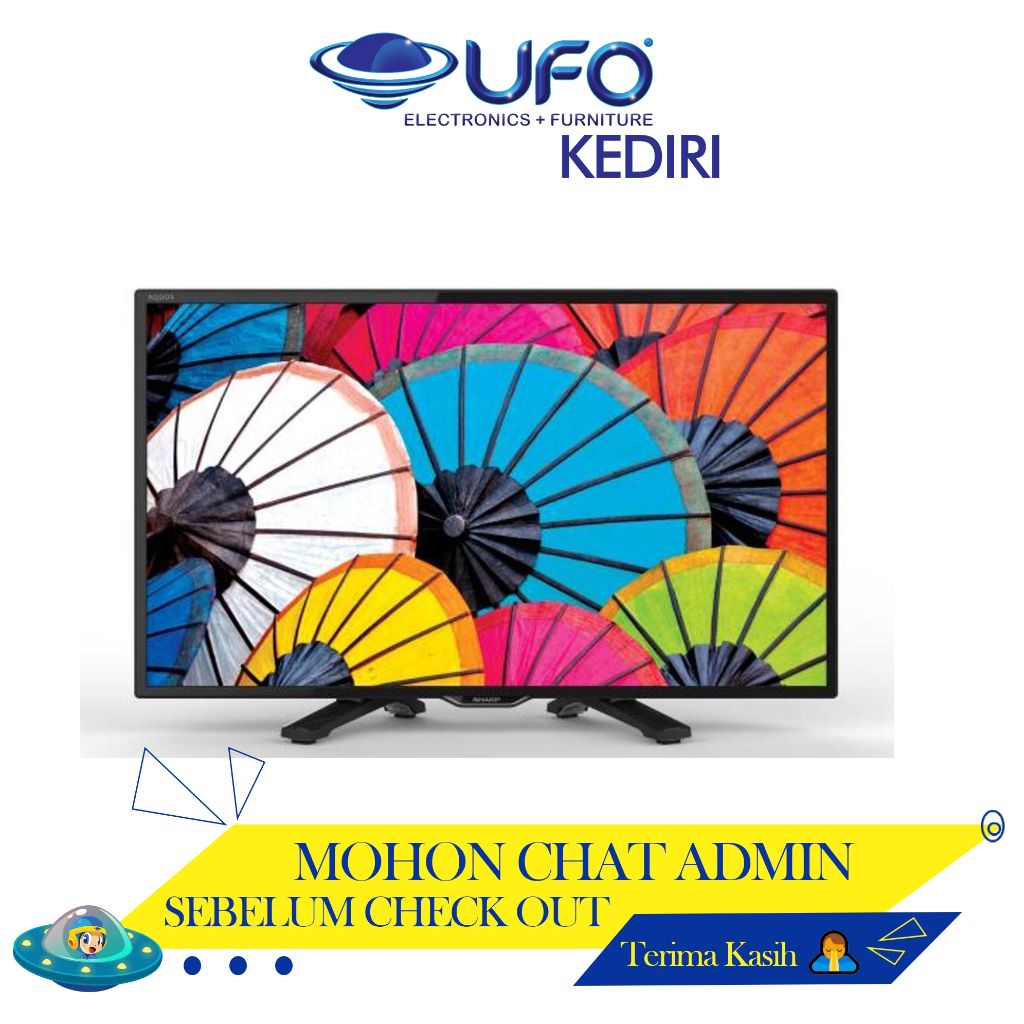 Jual Sharp 24 Inch AQUOS LED TV Digital HD DVBT2 HDMI/USB