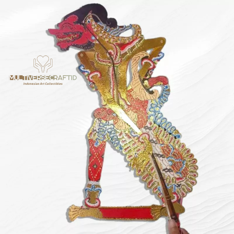 Jual Wayang Alusan Kulit Kerbau Asli Wayang Kulit Cakil Grade A